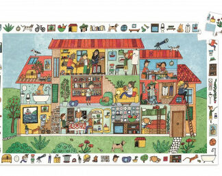 Vyhľadávacie puzzle s plagátom – Dom – 35 ks