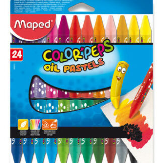 Olejové pastely Maped Color’Peps  - 24 farieb
