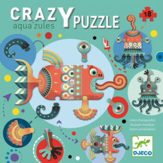 Kreatívne puzzle – obyvatelia mora – 18 ks