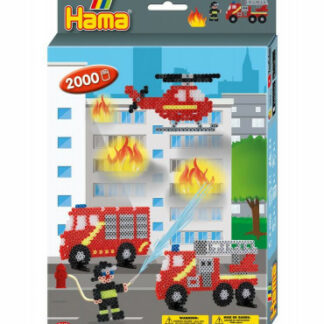 Hama Midi -  darčeková sada - hasiči  - 2000 ks