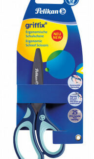 Detské ergonomické nožničky Griffix s guľatou špičkou - pre pravákov