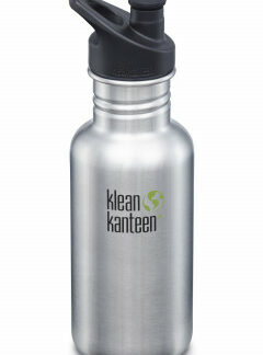 Nerezová fľaša Klean Kanteen Classic w/Sport Cap 3.0 - brushed stainless 532 ml