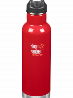 Termoska Klean Kanteen Insulated Classic w/Loop Cap - mineral red 592 ml